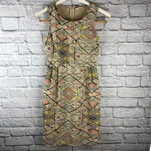 Japna Women’s Sleeveless Diamond Pattern Dress SM